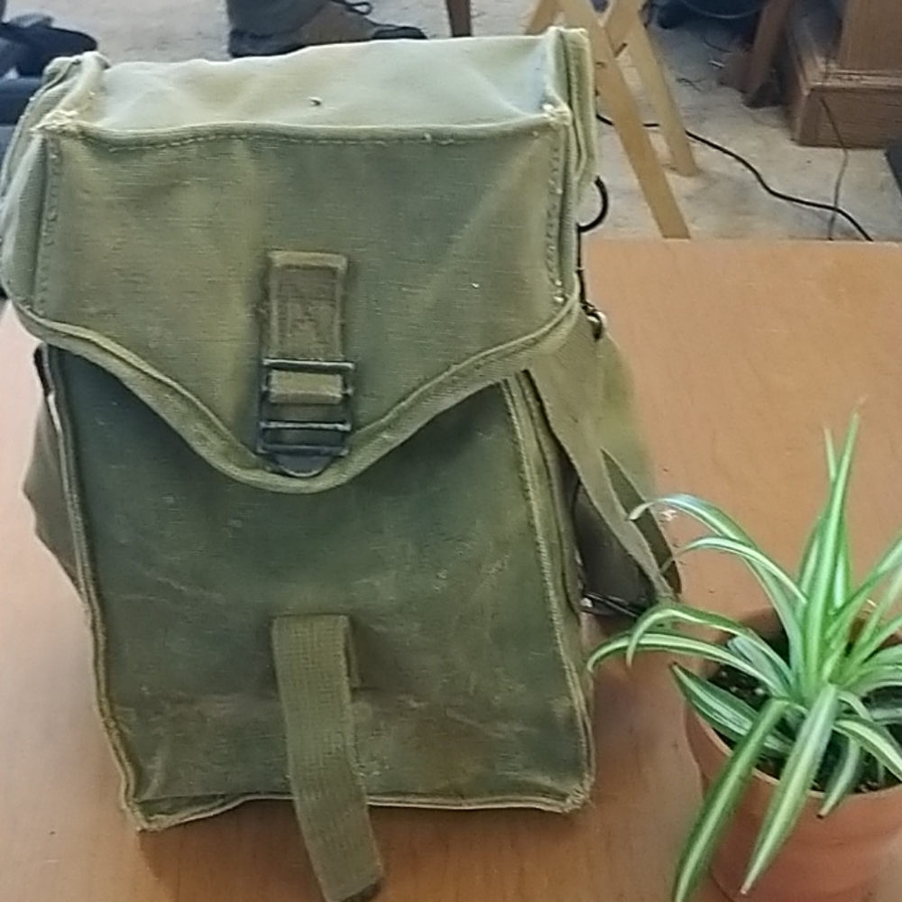Amer fabrics vintage 1945 military bag